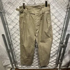 MHL 綿パン cotton pants カーキ系 エムエイチエル 