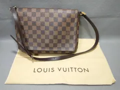 LOUIS VUITTON ルイヴィトン ミュゼット タンゴ ダミエ エベヌ ショートショルダー 鞄 N51255 マグネット開閉 横長 付属品あり