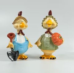 リサラーソン陶器製ひよこと鶏の置物セット リサラーソン 鶏とひよこの置物セット - メルカリ