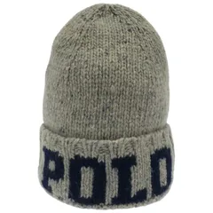 POLO RALPH LAUREN (ポロラルフローレン) ★ ③  KNIT TWEED POLO BEANIE レディース グレー FREE