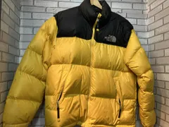 THENORTH FACE ザノースフェイス ダウンジャケット NFD00A62 イエロー 700 ダウン ヌプシ Lサイズ 
