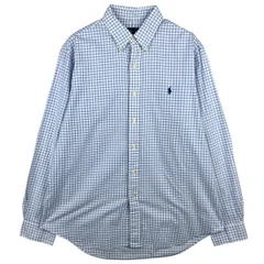 古着 ラルフローレン Ralph Lauren 長袖 ボタンダウンチェックシャツ メンズL相当/eaa602396