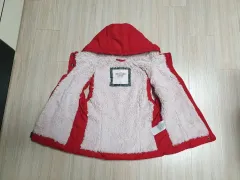 55 レディース 正規品 Abercrombie アバクロンビー 軽量ダウン フードベスト（ボアファーライナー付フードダウンベスト）