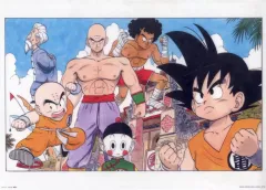 【中古】クリアポスター 鳥山明カラーイラストクリアポスター(A3) 集合(天下一武道会) 「一番くじ ドラゴンボール 40th ～其之一～」 H賞