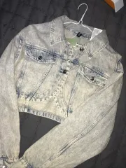 タグ付き新品) H&M ボレロ デニムジャケット Y2K系 ヒップ系 服 在庫処分