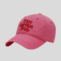 TYPESERVICE ウール 帽子 ピンク Typeservice Web Cap Pink
