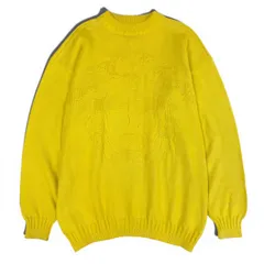 1L27 Vintage Versace ヴィンテージ ヴェルサーチ Medusa Jacquard Cotton Knit Sweater コットンニット セーター Size L メンズ 男性用k02iのサムネイル