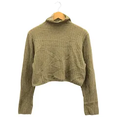 IENA ★ ③ 24080914585040 ウールカシミヤRIBニット セーター レディース カーキ ONE SIZE