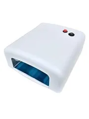 在庫処分セール！！36W UVライト ホワイト ジェルネイル用 レジン用 白UVランプ本体 タイマー付