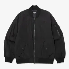 THE NORTH FACE ザノースフェイス 春 ブルゾン ma-1 ブラック (eco loft)