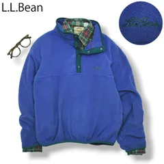 80s エルエルビーン スナップT フリース ジャケット S相当 パープル ♪