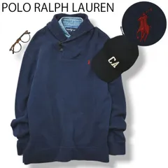 00s POLO ラルフローレン ショールカラー ニット セーター プルオーバー