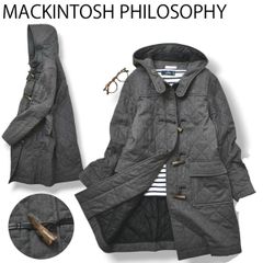 マッキントッシュ フィロソフィー ウール 中綿 キルティング ダッフルコート ♪