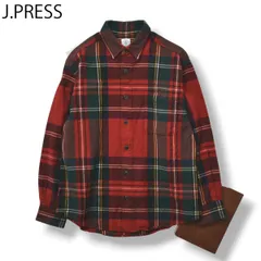 【定番】90s ジェイプレス J.PRESS ネルシャツ M チェック柄  ♪