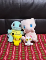 ポケットモンスター ピカチュウ、カメックス、ミュウ、ダイジン、岩戸 鈴芽、猫 ぬいぐるみ 4個:)