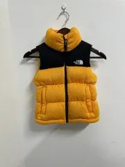 THE NORTH FACE ザノースフェイス 550 ヴィンテージ イェロー ダウン ベスト キッズ 120