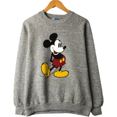 古着 80年代 ディズニー Disney MICKEY MOUSE ミッキーマウス キャラクタースウェットシャツ トレーナー USA製 メンズXL相当/eaa605615