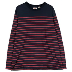古着 リーバイス Levi's ボーダー柄 ロングTシャツ ロンT メンズL相当/eaa599138