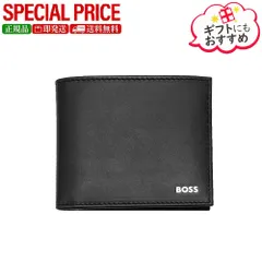 新品　HUGO BOSS ヒューゴボス Randy 50546152 001 ロゴ ウォレット 二つ折り財布のサムネイル