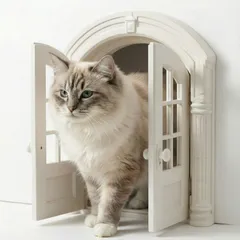 🐾 양문형 고양이 | 고양이 문, 실내 사용 | 출입 자유