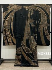 本草木藍染 山口美術織物 唐織 袋帯 新品未使用品 正絹 お太鼓柄 証書