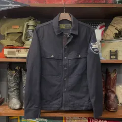 ポロ ジーンズ カンパニー MSC DEAR. クラブ パッチ ジップアップ ウール ジャケット N298