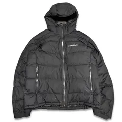 montbell モンベル　パーマフロストライトダウン　ゴアウィンドストッパー　ブラック　メンズ　サイズL　保温性◎　アウトドア　Y2K