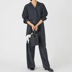 IENA (イエナ) 25040900419030 オープンカラージャンプスーツ レディース グレー 36