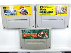 ☆スーファミ カセット３本セット マリオカート マリオワールド ドンキーコング 中古品☆