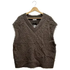 JOURNAL STANDARD L’essage (ジャーナルスタンダードレサージュ) ★★ ③ 24080370216030 ファーニットBIGベスト レディース ブラウン FREE