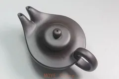 中国茶器  紫砂壷  宜興  紫泥  双嘴曲壺  急須