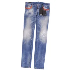 未使用 ディースクエアード DSQUARED2 パンツ デニムパンツ ダメージ加