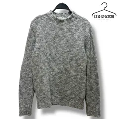 WOOL&CO／イタリア製／グレー／灰色／ウール２３％／長袖／ニット／トップス／高級感／上品