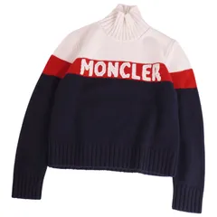 極美品 モンクレール MONCLER ニット セーター ハイネック ロングスリー