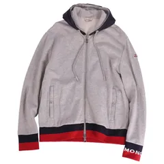 美品 モンクレール MONCLER スウェット パーカー ジップアップ フード付