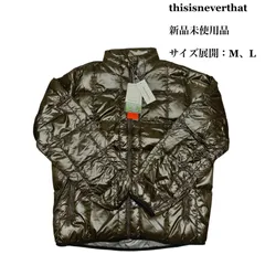 【新品未使用品】 thisisneverthat ディスイズネバーザット PERTEX Light Down Jacket Brown ダウン メンズ