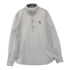 サイズ：L CALLAWAY キャロウェイ  長袖ポロシャツ 総柄 ホワイト系 [240101576636] ゴルフウェア メンズ ストスト