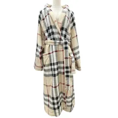 未使用 バーバリー ノバチェック ローブ コート バスタオル ドレッシングガウン コットン ベージュ 8075437 BURBERRY [サイズM] メンズ 未使用 上質 快適 定番 リラックス感 高級感