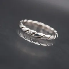 L645 ヴィンテージ SILVER刻印 リング デザイン シルバー 指輪 9号