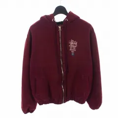 ステューシー STUSSY Canvas Insulated Work Jacket アクティブパーカー ジャケット ブルゾン XL ワインレッドのサムネイル