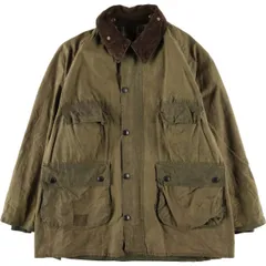 古着 80~90年代 バブアー Barbour BEDALE ビデイル 旧3ワラント ワックスコットン オイルドジャケット 英国製 メンズL相当/eaa604811