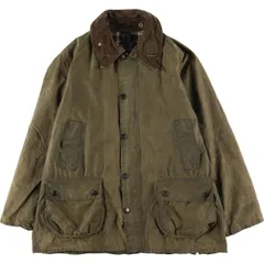 古着 80~90年代 バブアー Barbour BEDALE ビデイル 旧3ワラント バッジ付き ワックスコットン オイルドジャケット 英国製 C42/eaa604814