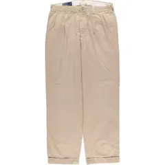 古着 ラルフローレン Ralph Lauren POLO by Ralph Lauren HAMMOND PANT ツータック チノパンツ メンズw34相当/eaa605149