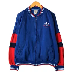 古着 80年代 アディダス adidas フルジップスウェットシャツ トレーナー メンズXL相当 ヴィンテージ/eaa604034