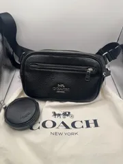 【未使用】COACH エリアス ベルト バッグ  ボディバッグ　ブラック
