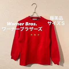 ワーナーブラザーズ トレーナー 古着  メンズ S ユニセックス アンティーク トゥイーティー レッド パーカー 部屋着 レトロ トップス 長袖のサムネイル