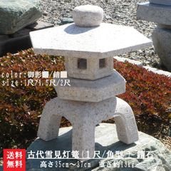 一対・引き取り】白御影石 丸型灯籠 高さ110cm(3.6尺) 七宝透かし彫り