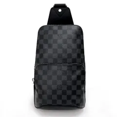 ルイ ヴィトン アヴェニュー スリングバッグ ボディ ワンショルダー 斜め掛け ダミエグラフィット ブラック N41719 箱付 LOUIS VUITTON（未使用　展示品）