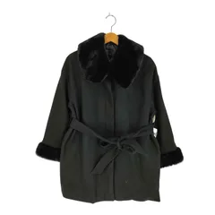 グレイル GRL リボンベルトファーティペット付フレアコート レディース FREE 