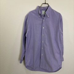 CAMIEL FORTGENS ストライプシャツ パープル S - メルカリ